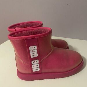 Pink waterproof Uggs